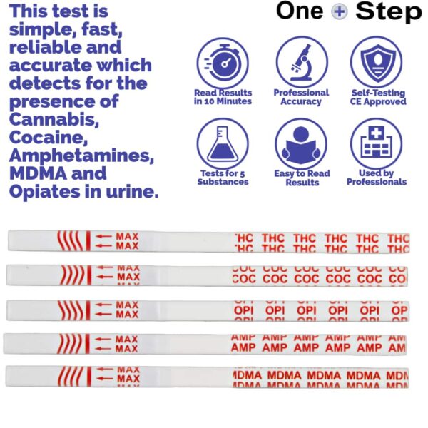 One Step 1x5 Drug Strip Pack