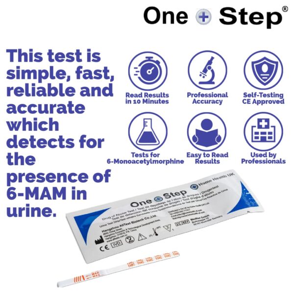 One Step 6-MAM Test Strip
