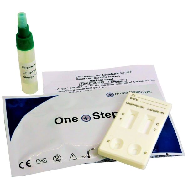 One Step Calprotectin Lactoferrin Test Cassette