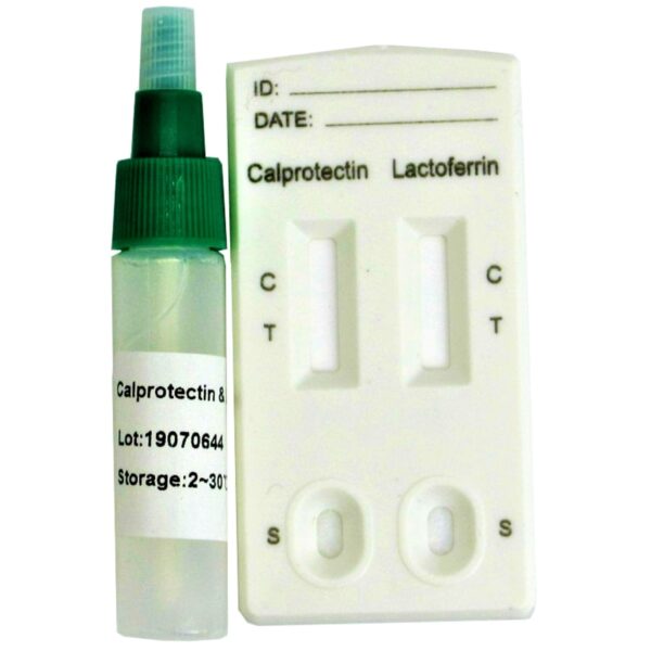 One Step Calprotectin Lactoferrin Test Cassette