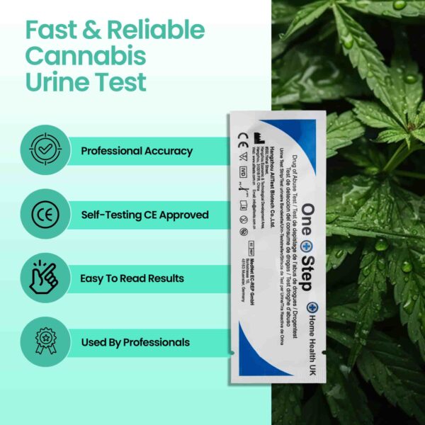 One Step Cannabis test kit key features