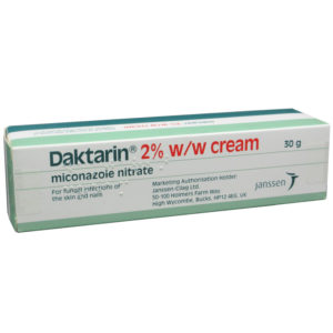 Daktarin Athletes foot cream.