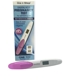 One Step Digital Pregnancy Test