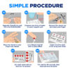 Eldon Blood Type, simple procedure graphic