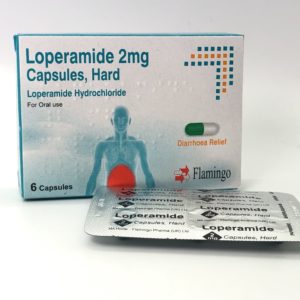 A box of Flamingo Loperamide