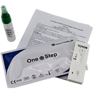 One Step Bowel Cancer Faecal Occult Blood (FOB) Cassette