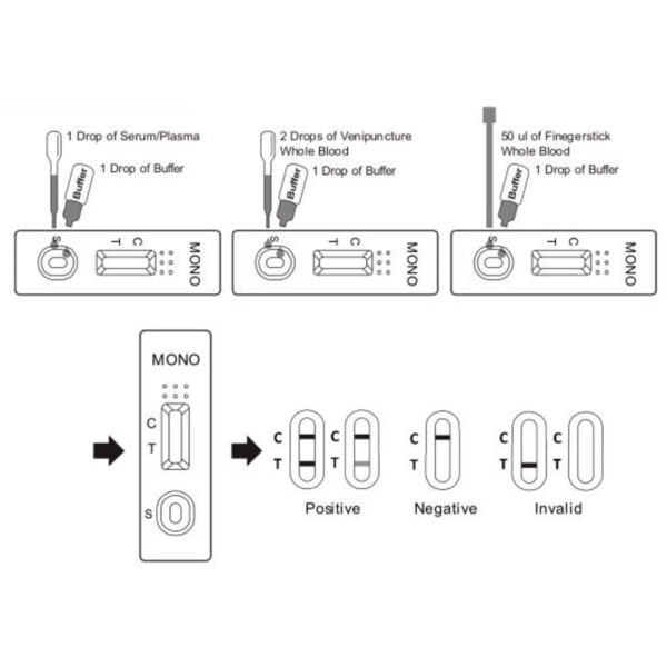 How To Use One Step Mono Test Cassette