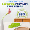 ovulation fertility test kit on dining table
