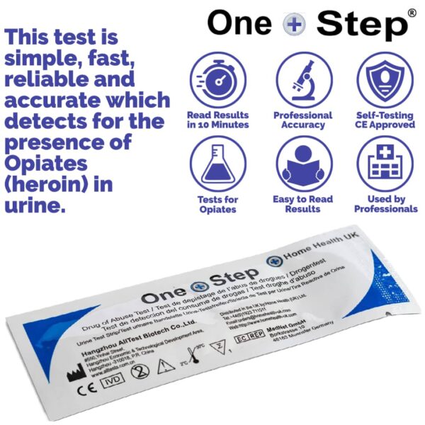 One Step Opiate Drug Strip Test