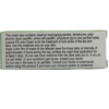 the back of lipsore box, showing ingredients
