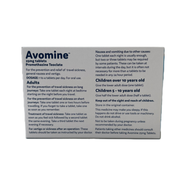 avomine box back