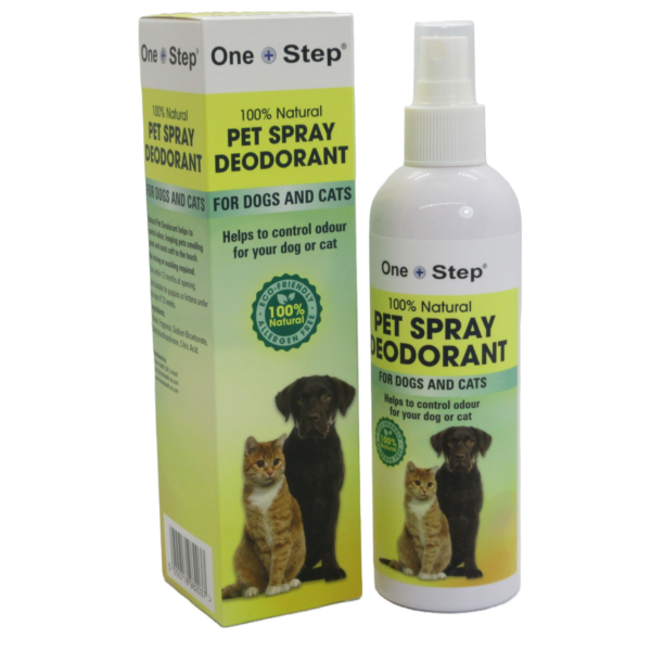 pet deodorant spray box bottle