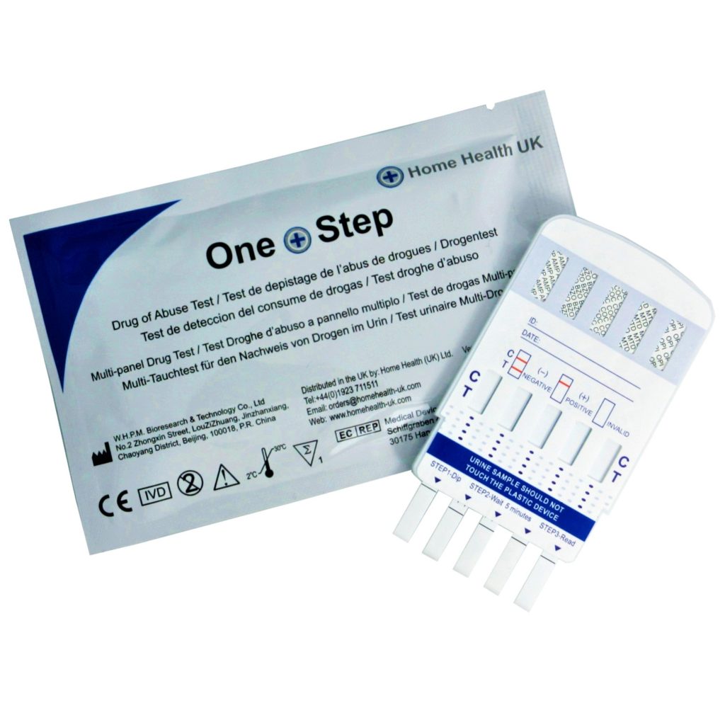 Drug Testing Kit | 5in1 Professional Multi-panel Test Kits | Home Health UK