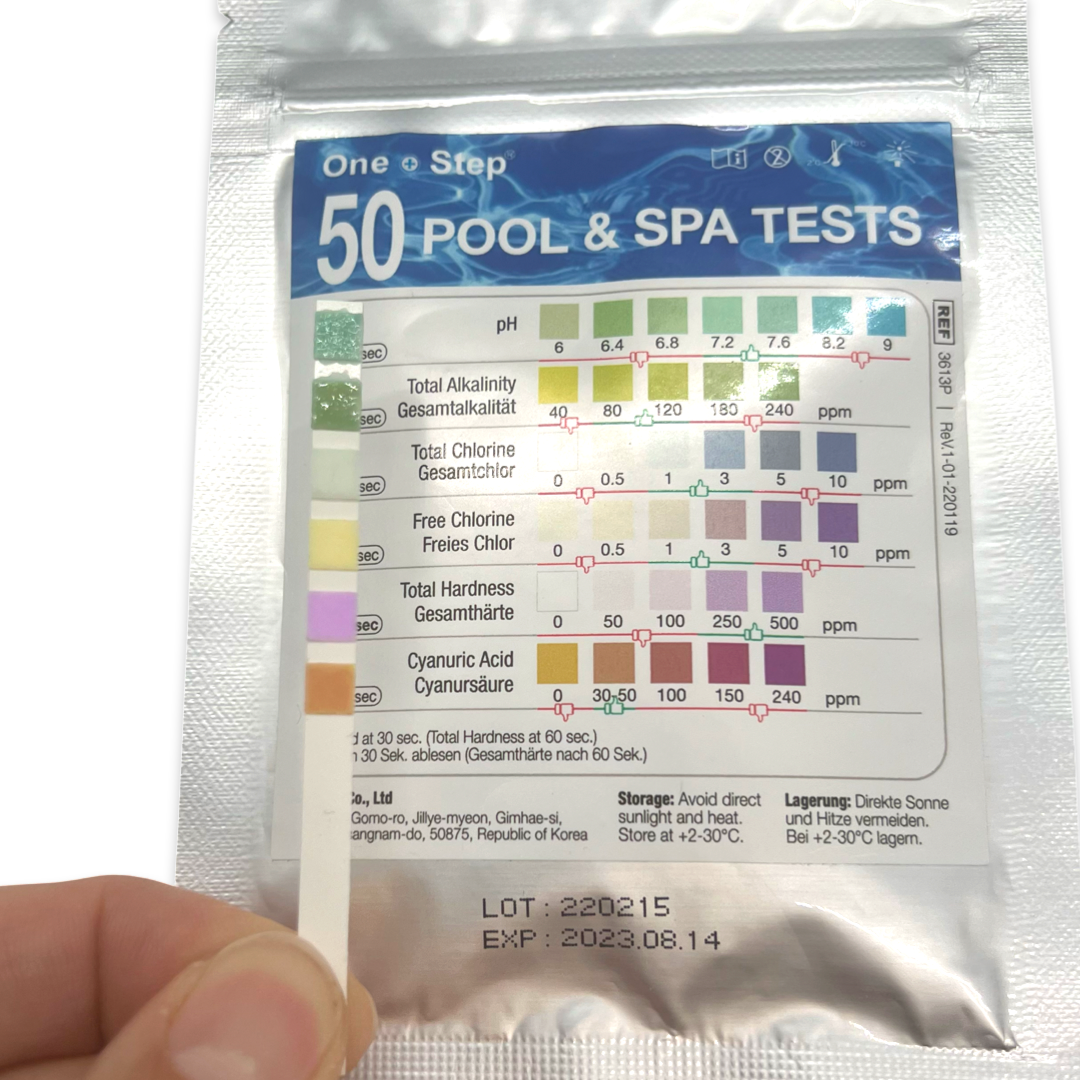 YZCH Hot Tub Test Strips,14-in-1 Drinking Water Test Kit Water Quality Test for Well and Tap Water 50/100pcs 