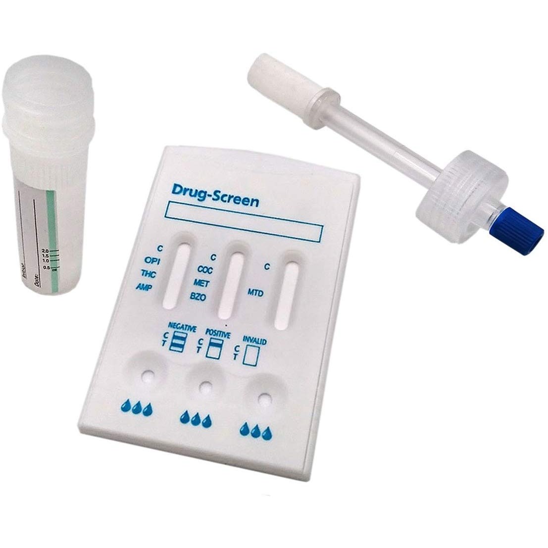 7 in 1 Saliva Drug Testing Kits Oral Fluid Tests 2x7