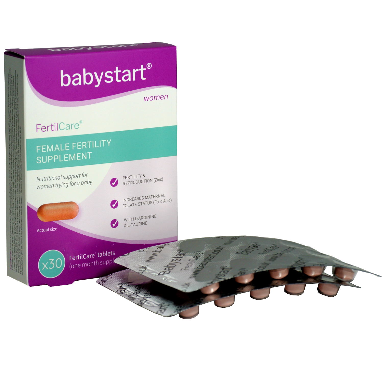 Fertility Vitamin Supplements Male  Female Packs - 60 -1528