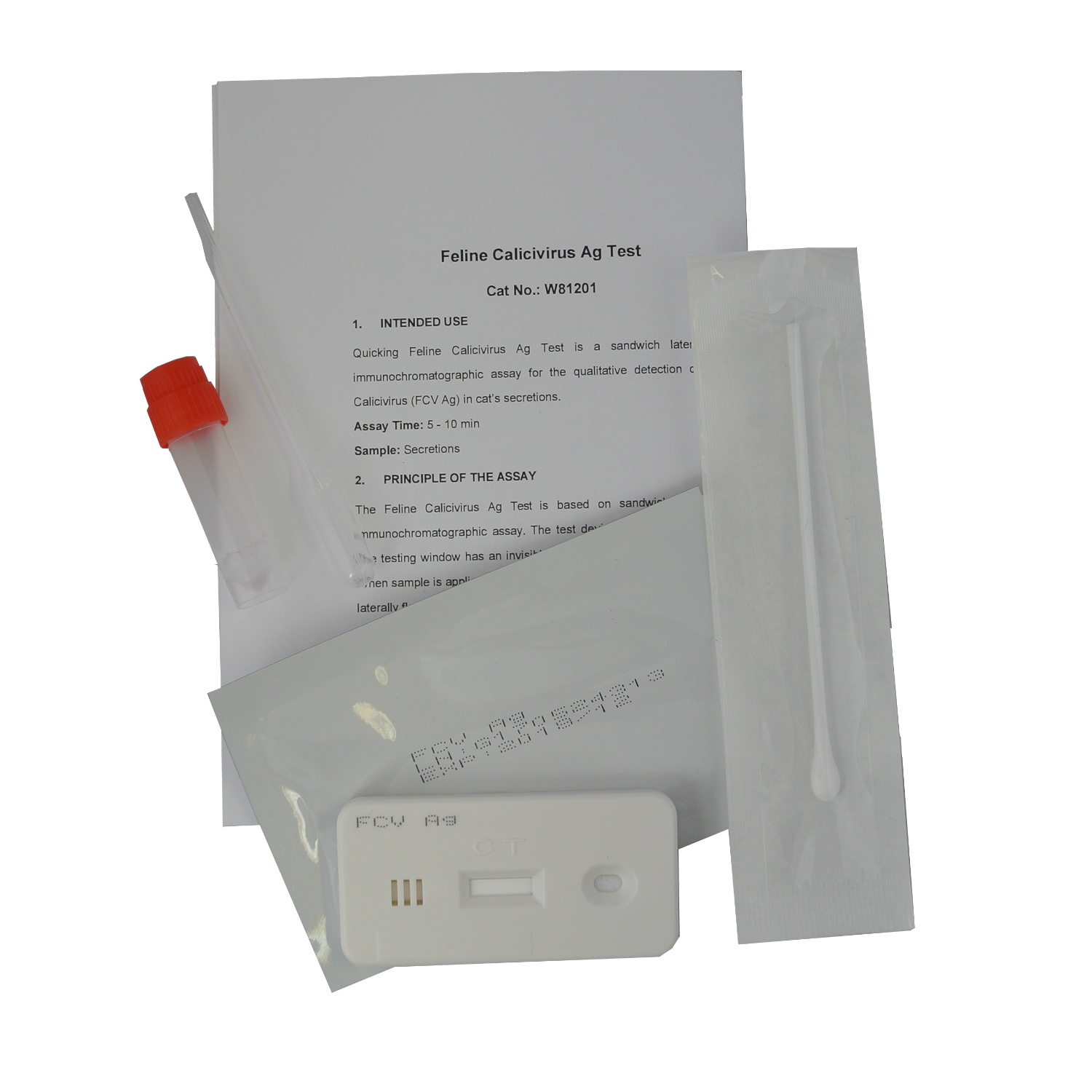 Feline Calicivirus Infection (FPV) Home Swab Test Kit 1 Test Pack | Home Health UK1500 x 1500