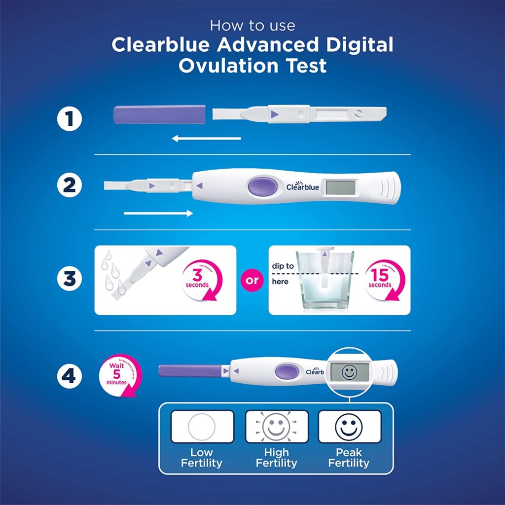 10 X Clearblue Advanced Digital Ovulation Test Kits Home Health Uk 4417