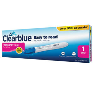 Clearblue Fast and Easy Pregnancy Test