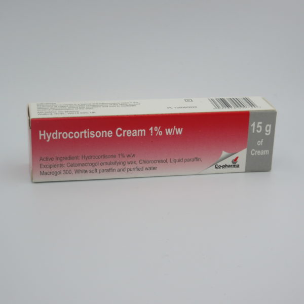 Hydrocortisone Cream 1% | 15g Tube | Home Health UK