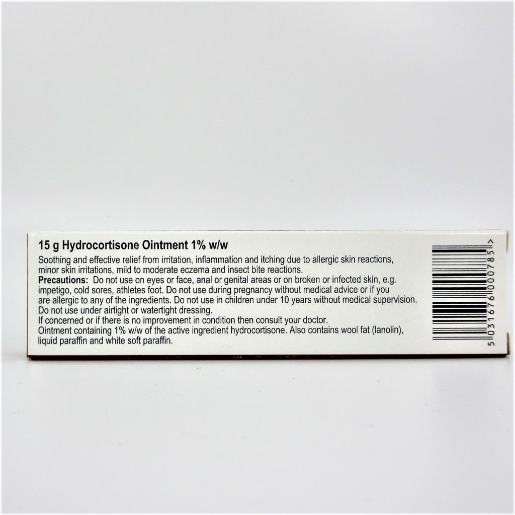 1x Hydrocortisone Ointment 1 Bite And Sting Relief Cream 4592