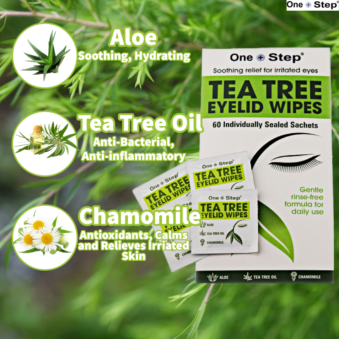 Tranquil Eyes - Gentle Formula 1% Tea Tree Eyelid & Facial Cleanser - 1.69 fl oz