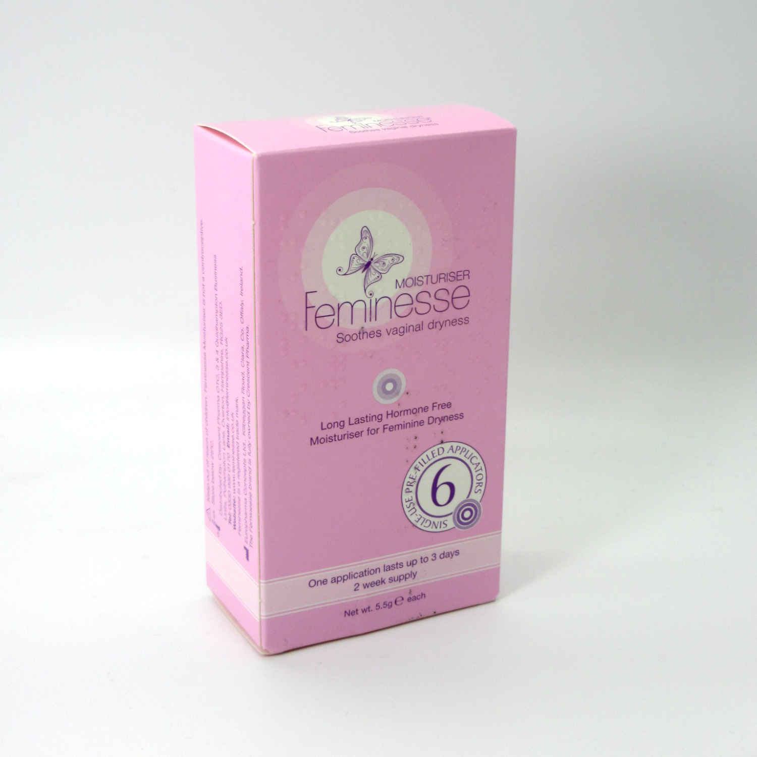 Feminesse Moisturiser 6 Applicators, Soothes Vaginal Dryness | Home Health UK1500 x 1500