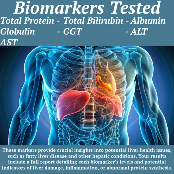 At-Home Blood Test Kit for Liver