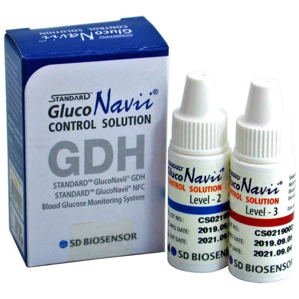 GlucoNavii Control Solution for the Blood Glucose Monitor