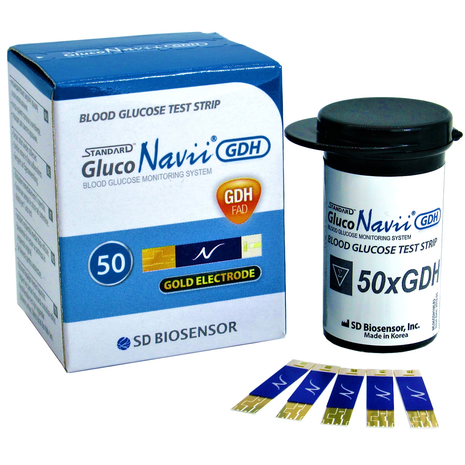 Glucose Navii Blood Glucose Test Strips - 50 Strip Pack ...