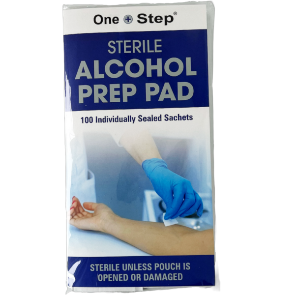 one step alco wipes pack front