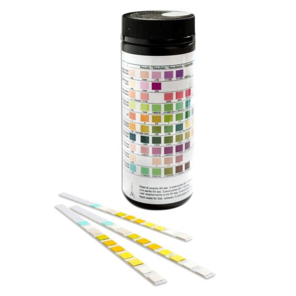 10 Parameter Urine Dipstick Test Strip Infection Blood pH 200 Tests ...