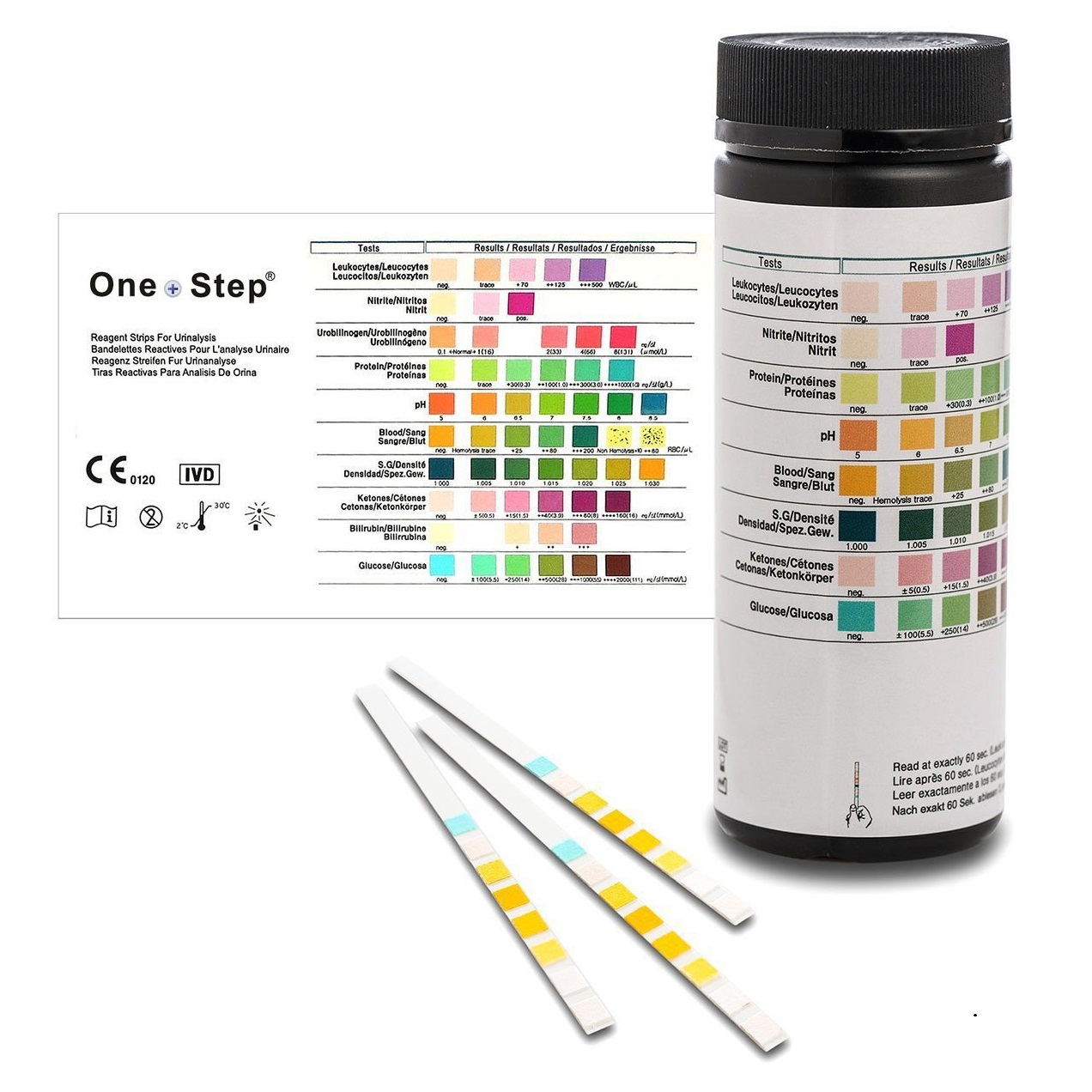 8 Parameter Urine Dipstick Test Strips Ketone Glucose Ph 200 Tests Home Health Uk