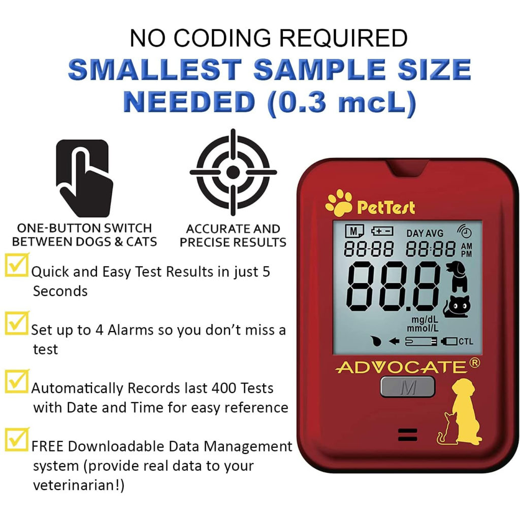 PetTest Painless Glucose Monitoring System for Dogs & Cats | Home Health UK