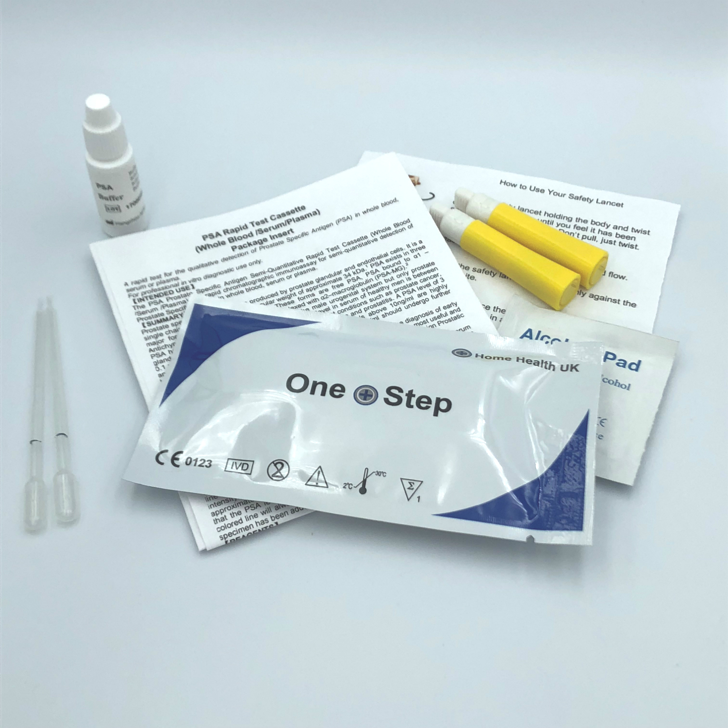 1 x Prostate Test Kit Professional PSA Testing Cancer Screening Tests | Home Health UK1500 x 1500