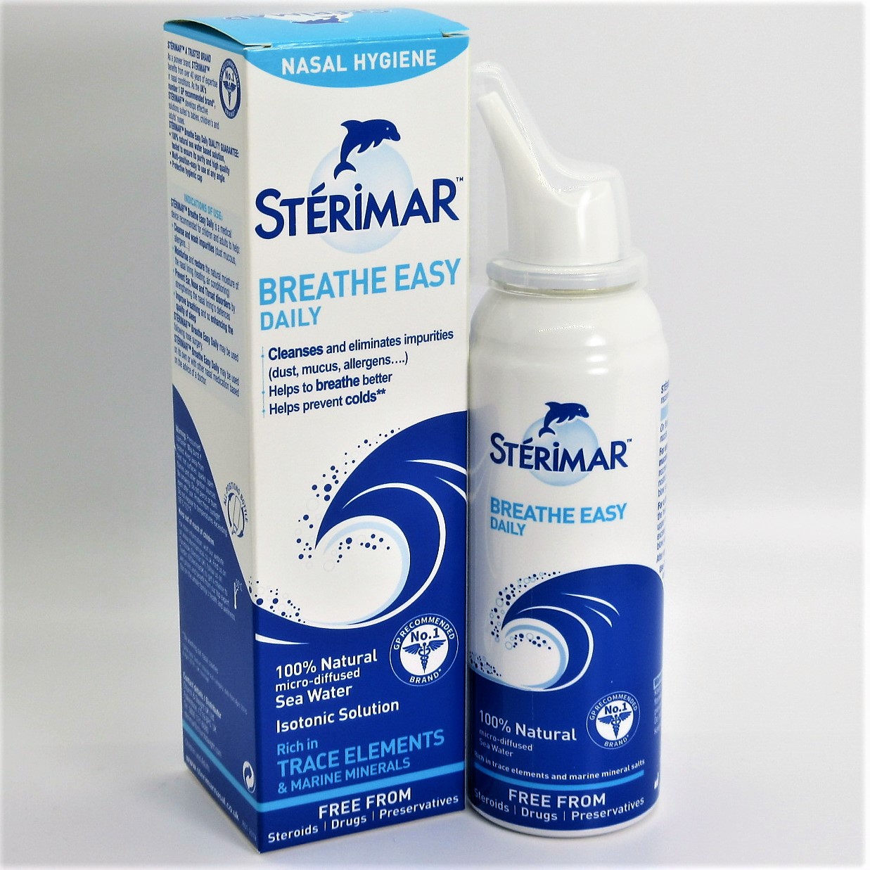 1x STERIMAR FOR BABY BREATHE EASY 100% NATURAL SEA WATER SPRAY