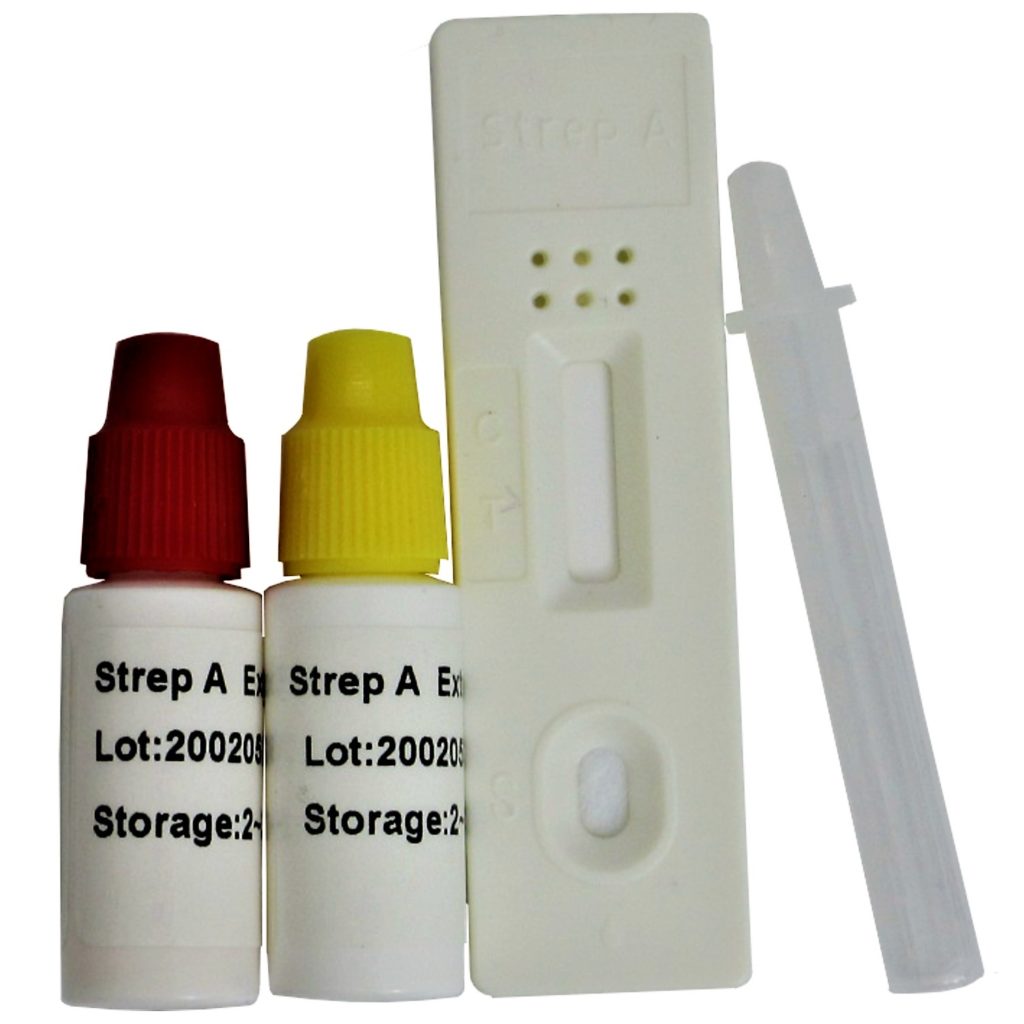 Strep A Throat Swab Streptococcus A Pro Testing Kit 5 Test Pack 