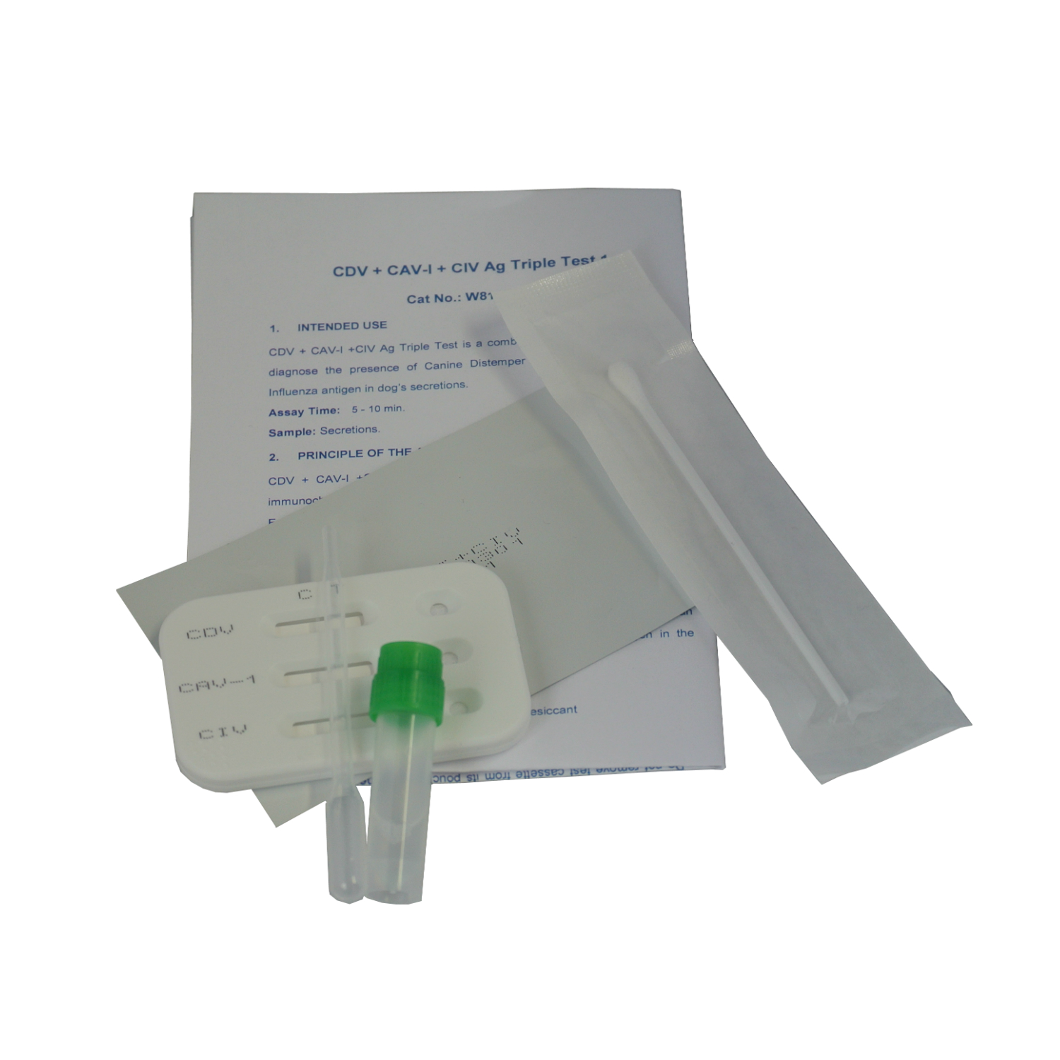 Dog Test Kit for Canine Distemper Adenovirus Type 1 and Influenza 3 in 1 Pack | eBay1500 x 1500