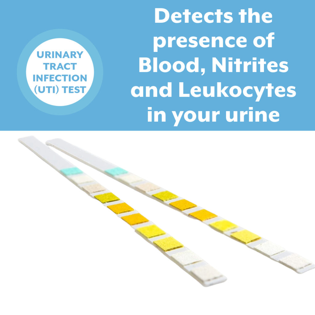 Urine Infection Test Strips UTI Cystitis Dipstick Testing Kit 10 Tests ...