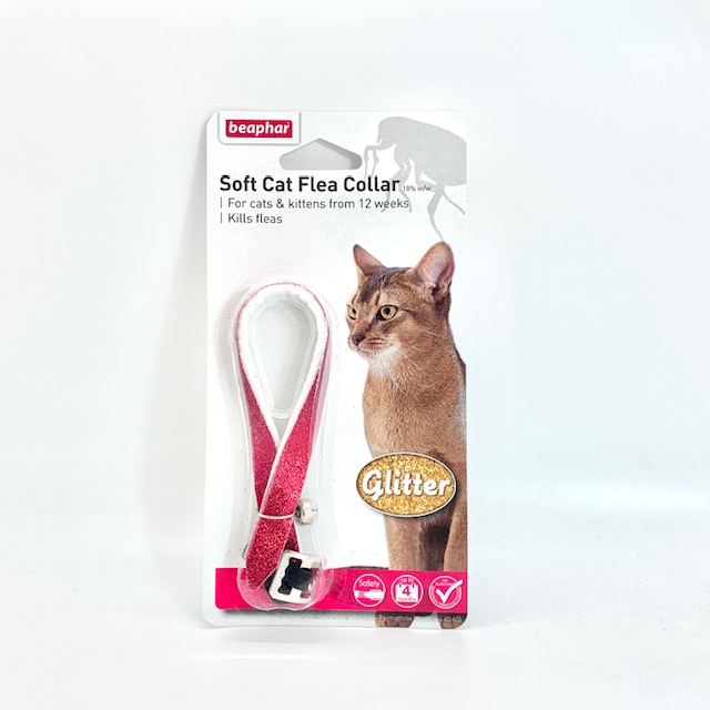 Beaphar Soft Cat Flea Collar Glitter 3 Pack Home Health UK