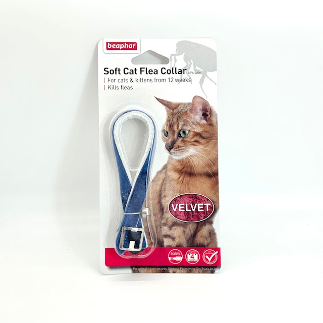 Beaphar Soft Cat Flea Collar Velvet 3 Pack Home Health UK