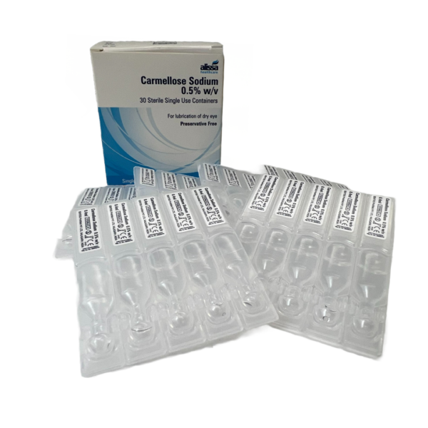 carmellose 0.5 single use box vials