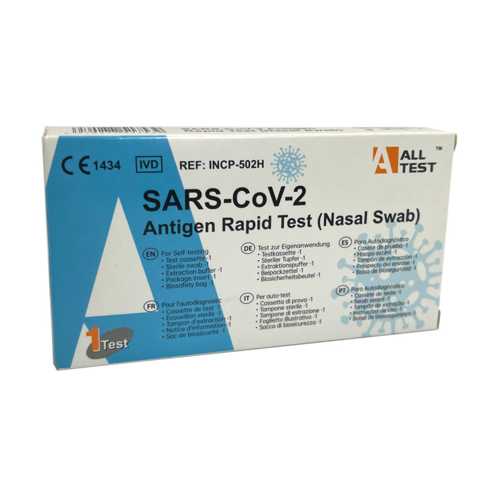 COVID-19 Antigen Nasal Swab Test Kit | CE Marked for Self Testing ...