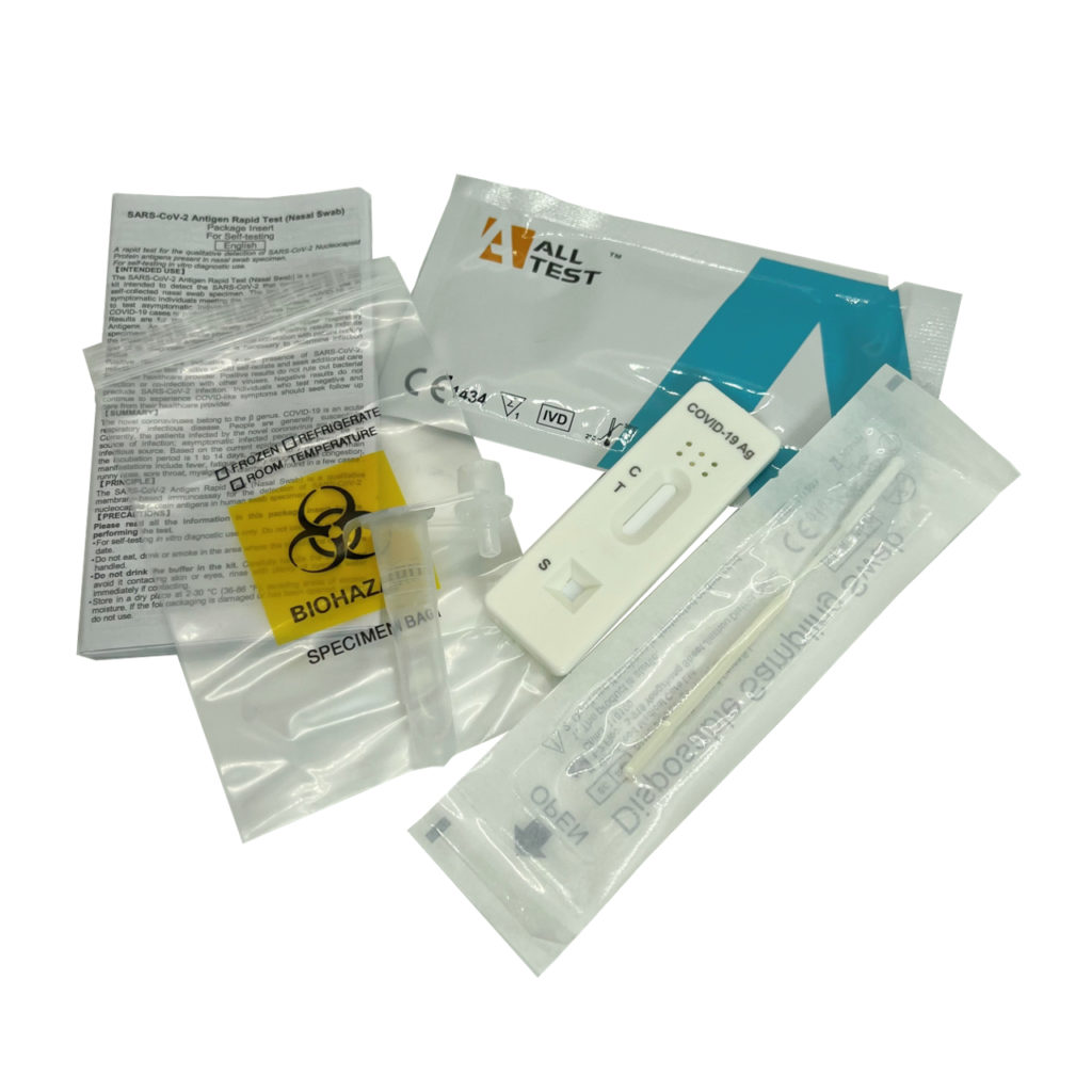 COVID-19 Antigen Nasal Swab Test Kit | CE Marked for Self Testing ...