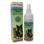 flea and tick spray box and bottle