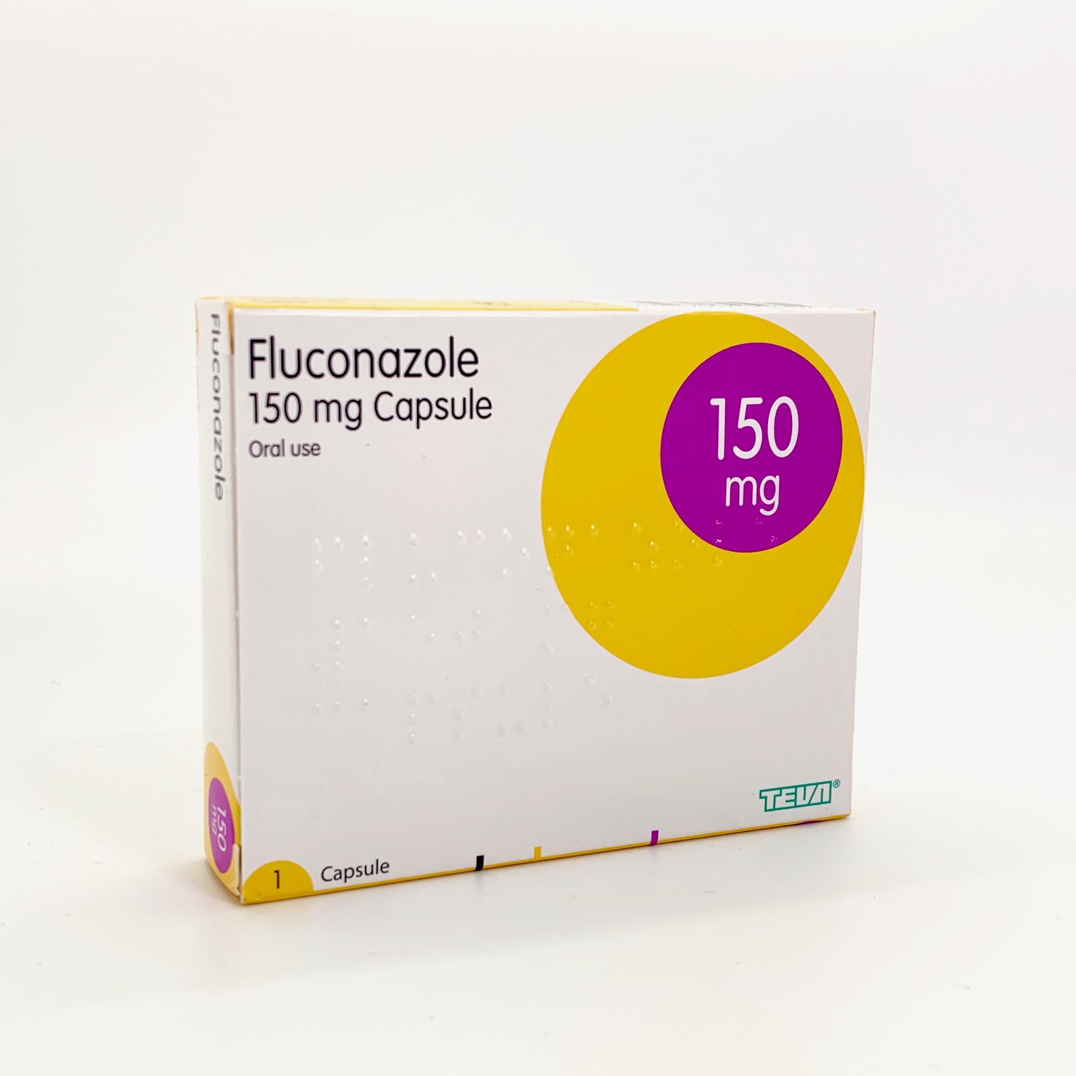 1 X Fluconazole Fungal Infection Capsule 150mg Thrush Tablet Home 