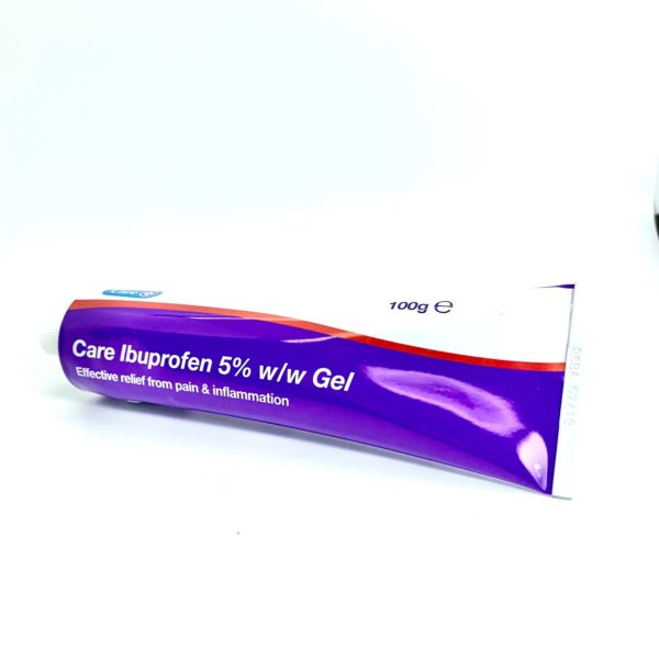 A tube of ibuprofen gel.