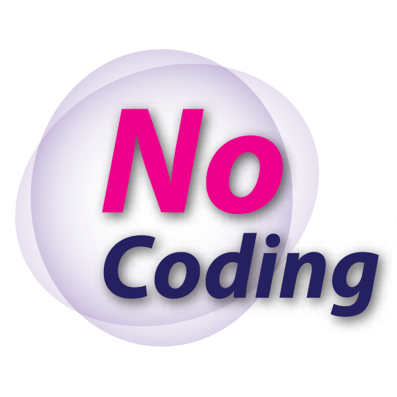 no coding logo