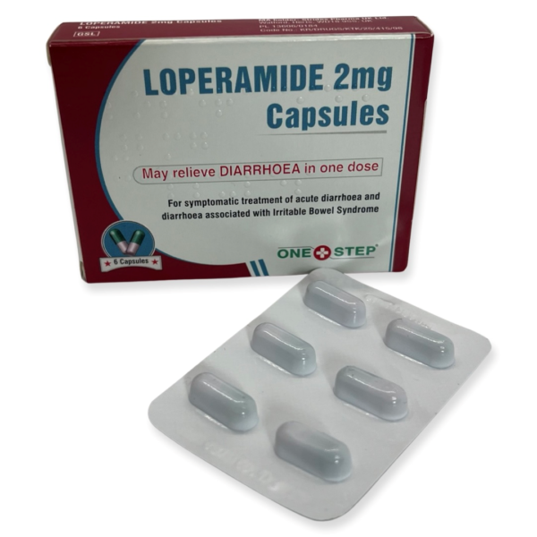 one step loperamide box & foil