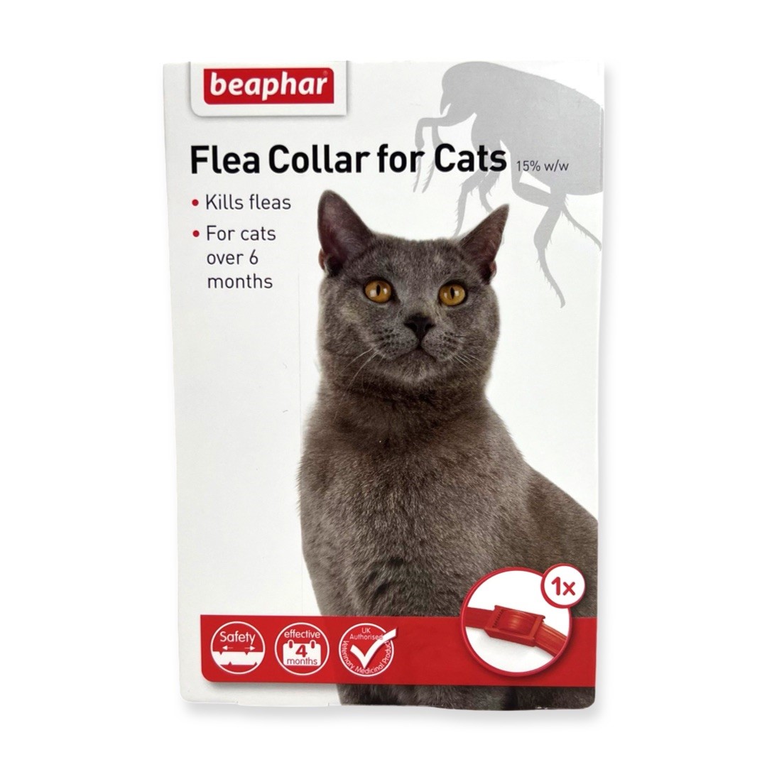 BEAPHAR SPARKLE CAT KITTEN FLEA TREATMENT COLLAR WITH BELL 3 PACK UP TO 1 YEARS PROTECTION